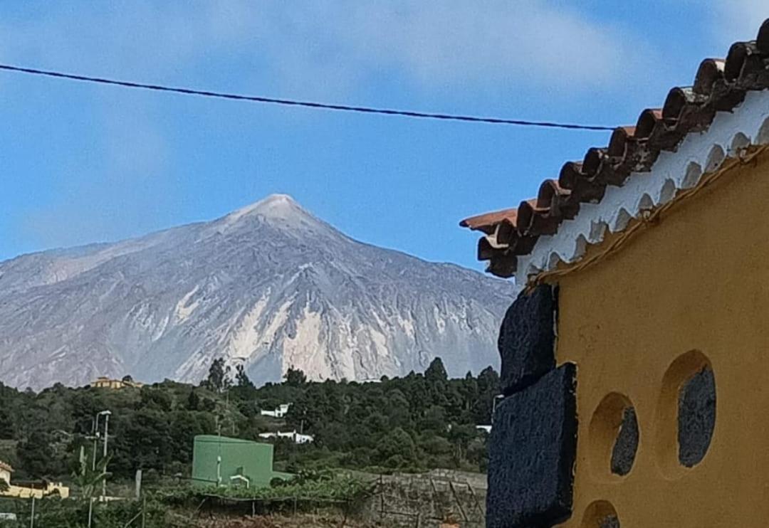 Tradicional Casa Canaria Con Piscina Y Vistas Al Teide 이코드레로스비노스 외부 사진