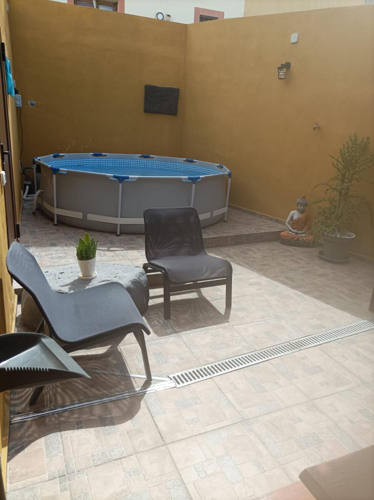 Tradicional Casa Canaria Con Piscina Y Vistas Al Teide 이코드레로스비노스 외부 사진